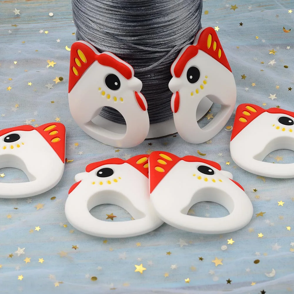 LOFCA Прорезыватели для зубов 5 шт. ЧУК животное детский Прорезыватель еда без