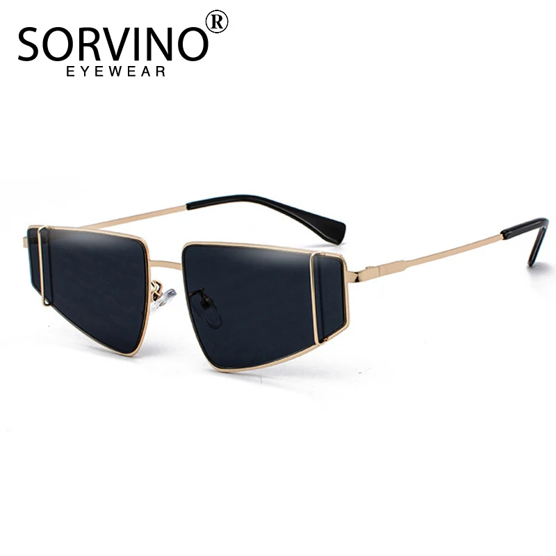 Мужские и женские солнцезащитные очки SORVINO в стиле ретро с треугольным кошачьим