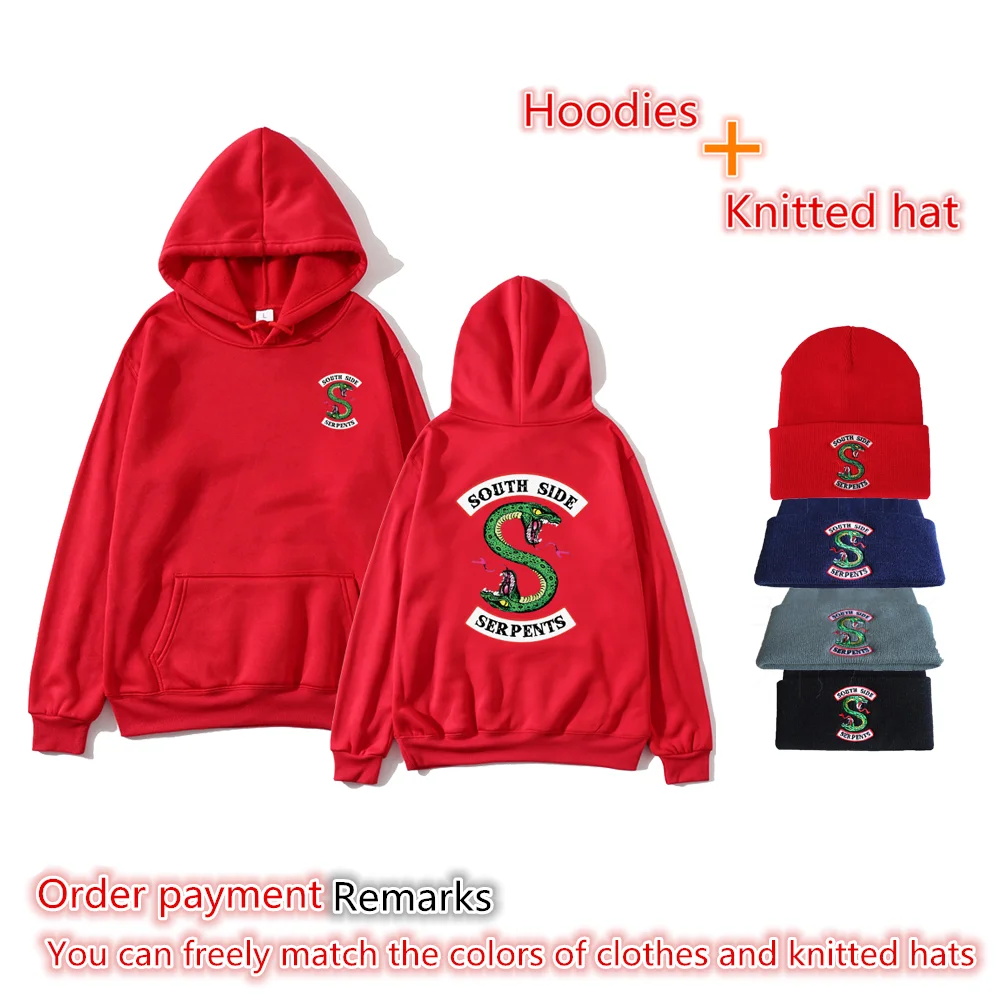 Толстовка + вязаная шапка 2020 модный уличный пуловер мужская мода осень и зима хип