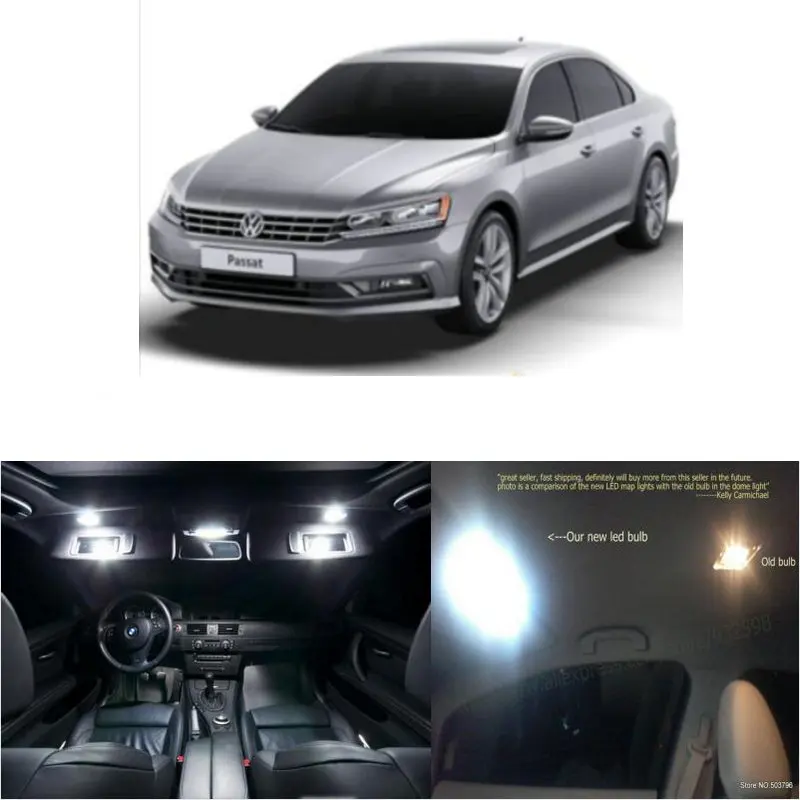 13 шт. светодиодные лампы для салона автомобиля VW passat 7 | Автомобили и мотоциклы