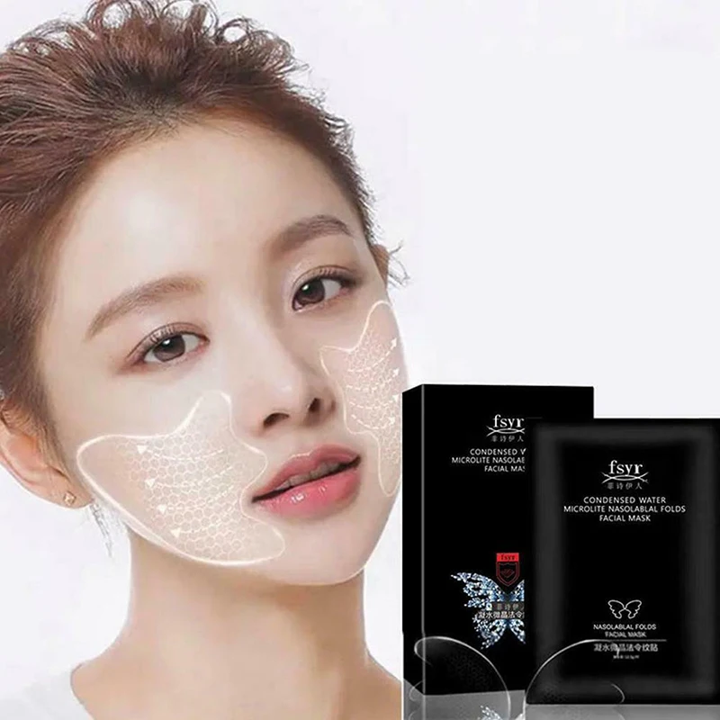 

Beauty Face Nutrition Wrinkle Removal Lift Sticker, Instant Beauty Nasolabial Folds Anti-Wrinkle Mask Anti-Aging Stickers Face