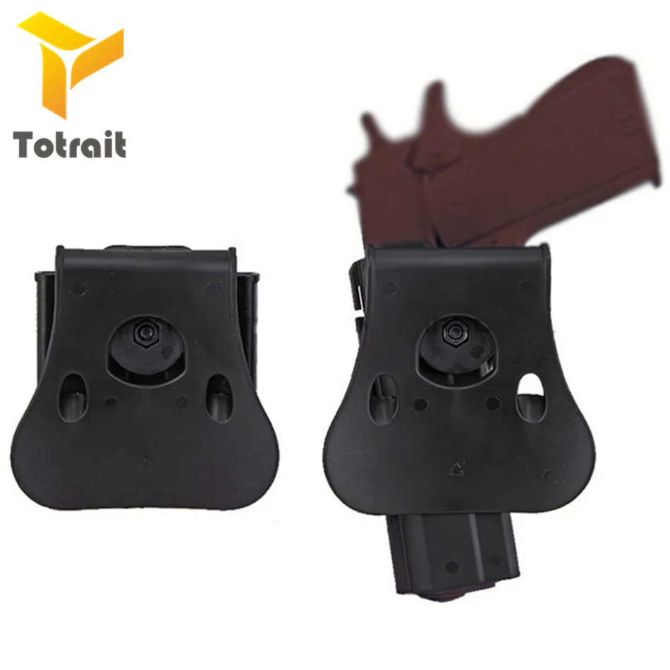 Кобура IMI colt1911 для правой руки ремень петля искусственная тактическая кобура