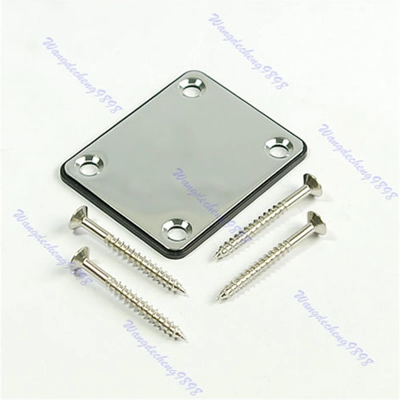 

1Set Guitar Neck Joint Plate W/ 4 Screw For FD St TL Chrome