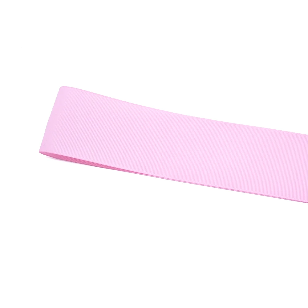 38 MM Width 100% polyester 1.5 inch solid plain Grosgrain Ribbon 50Y pink color | Дом и сад