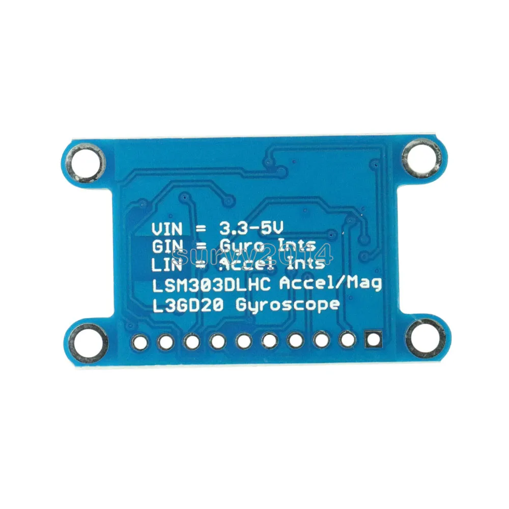 9-осевой двигатель ру L3GD20 LSM303D 9DOF компас гироскоп ускорения для Arduino - купить по