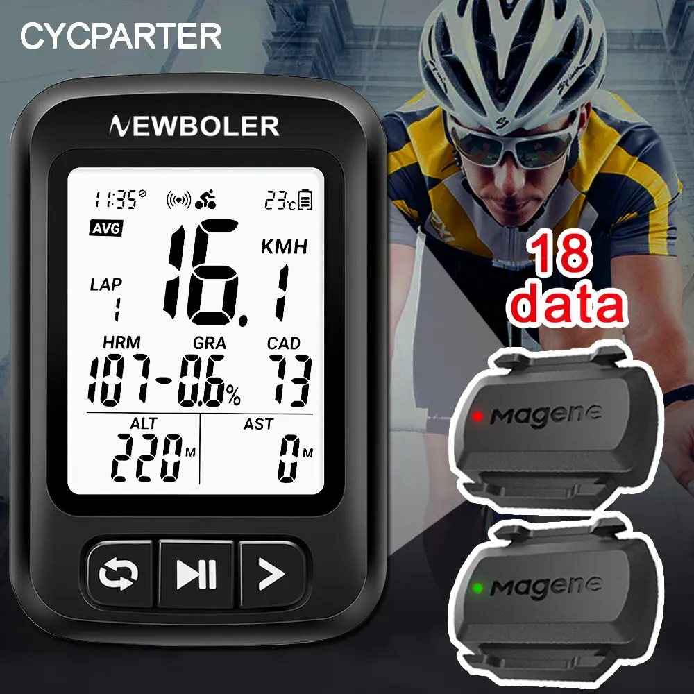 

Велосипедный компьютер, GPS-трекер, велосипедная навигация, спидометр, беспроводной одометр, датчик для велосипеда, для i GPS-порта Garmin