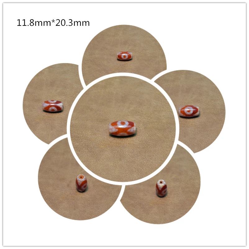 Тибетский красный Агат Дзи Лотос большие мужские 3 глаза Бог богатства