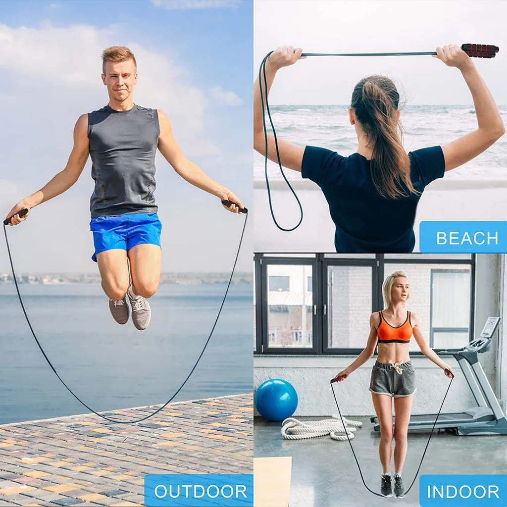 

bearing jump rope jumping rope adjustable skipping rope speed crossfit cuerda para saltar equipments skipping a50