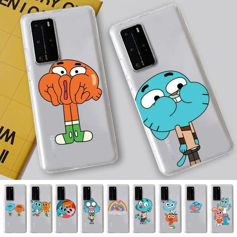 

The Amazing World Gumball gumball Phone Case For Huawei P 20 30 40 pro lite Psmart2019 Honor 8 10 20 Y5 6 2019 Nova3E