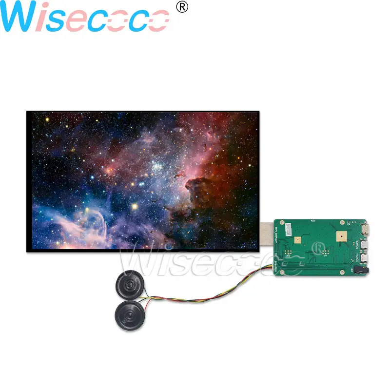 

Wisecoco 10.1inch 1920*1200 LCD Screen Landscape Type IPS Display 40pins MIPI Mini HDMI Type-C I2C Touch Earphone Driver Board