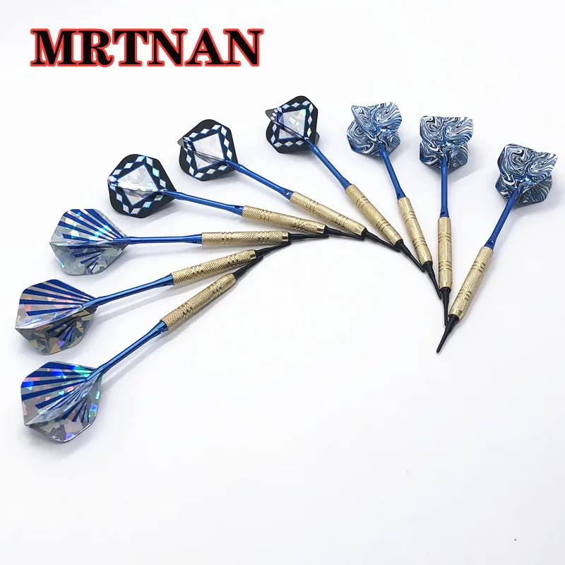 

3PCS Blue Professional Darts 14g Indoor Soft Darts High Quality Professional Electronic Darts Quality Nylon Soft Tip Darts