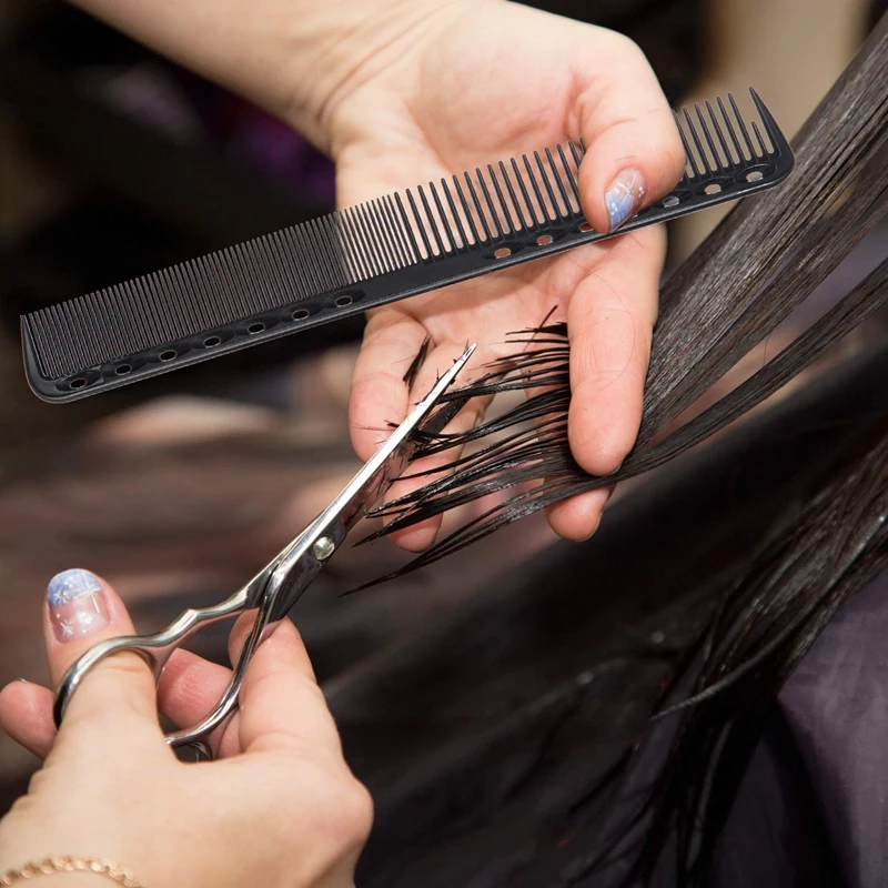 Профессиональные гребни для волос Углеродные термостойкие парикмахерские