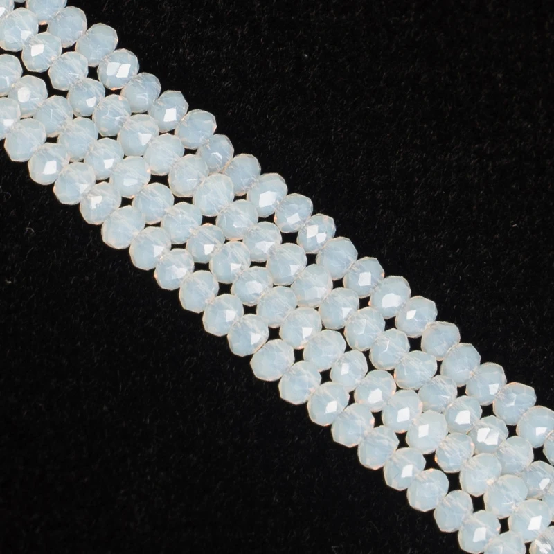 

Белые стеклянные бусины 190 шт. 2 мм, австрийские граненые хрустальные бусины, бусины-разделители насыпью, для изготовления ювелирных изделий...