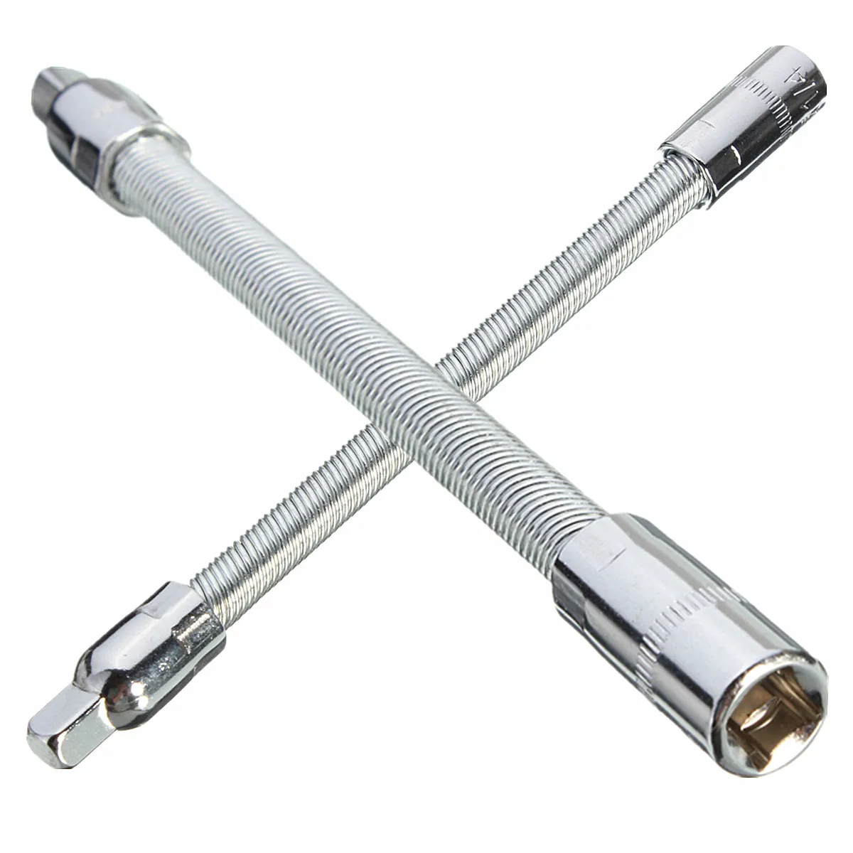 

Гибкие удлинительные стержни 150 мм, привод 1/4 дюйма, гнездо 6,3 мм, гибкий Удлинительный стержень с храповым механизмом, эластичный вал для бит...