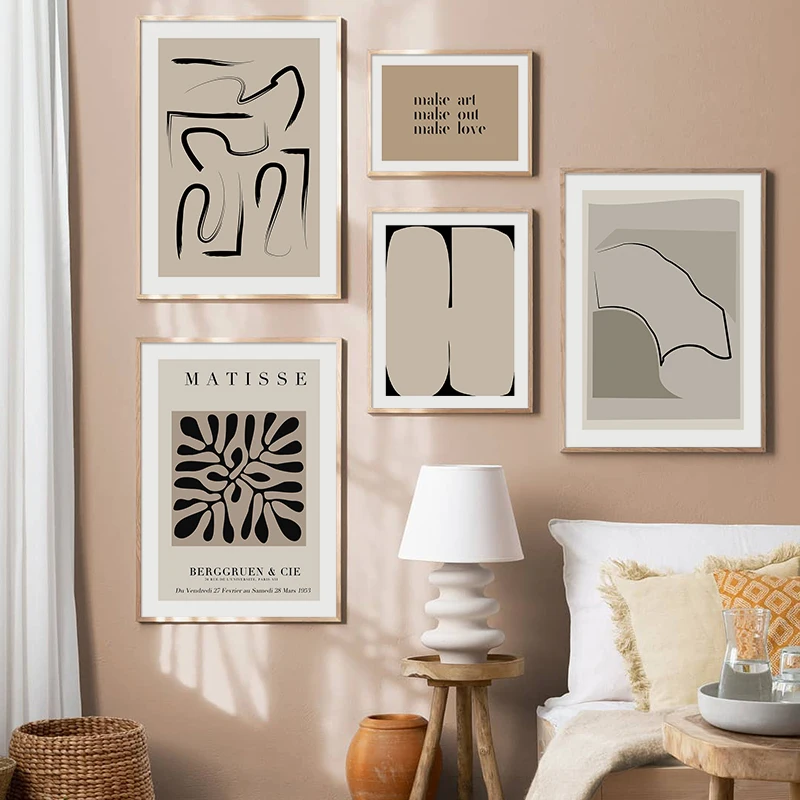 Абстрактный постер Matisse современное художественное оформление Рисование по