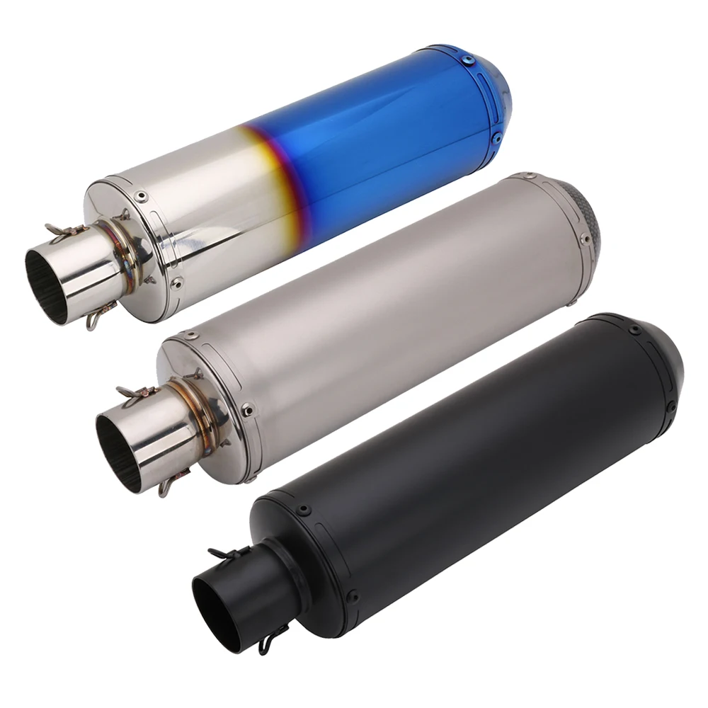 Универсальный мотоциклетный глушитель выхлопной трубы 51 мм с дБ убийцей