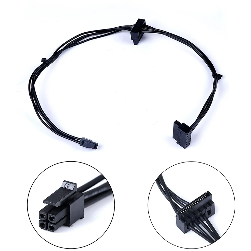 

45 см Mini 4 Pin to 2 Sata SSD кабель питания для lenovo M410 M610 M415 B415