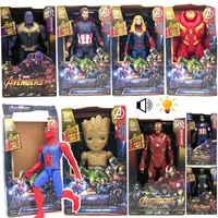 marvel avengers action fiugre super hero model toy children birthday gifts iron man spiderman hulk groot thanos thor venom