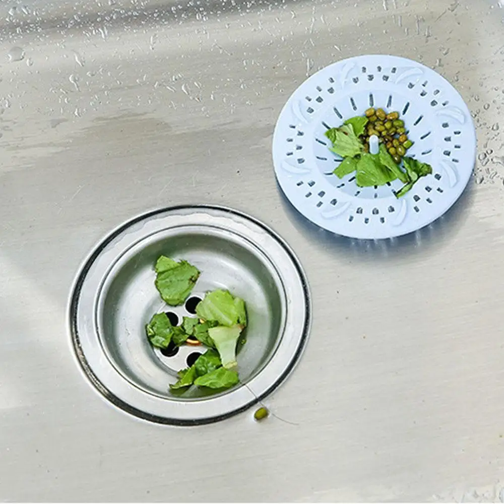 

1pcs Kitchen Sink Funnel Filter Bathroom Shower Floor Bathroom Kitchen Filter Anti-blocking Drain Accessories Kitchen Sink
