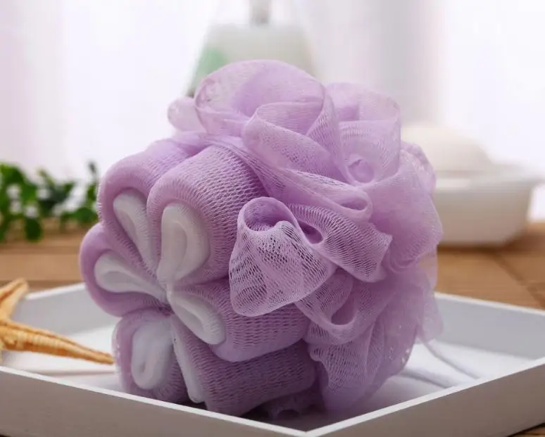 Шт. 1 шт. цветок сетчатый шар для ванны карамельный цвет средства ухода за кожей