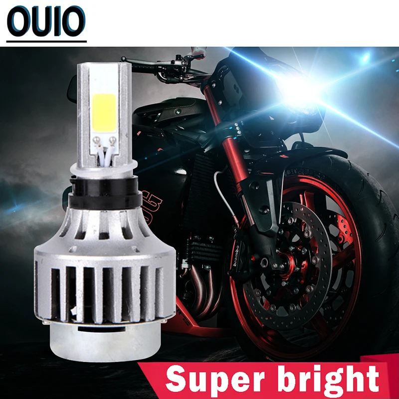 M3 мини H4 светодиодный мотоциклетный головной светильник лампы 30W 6500K мотоцикл