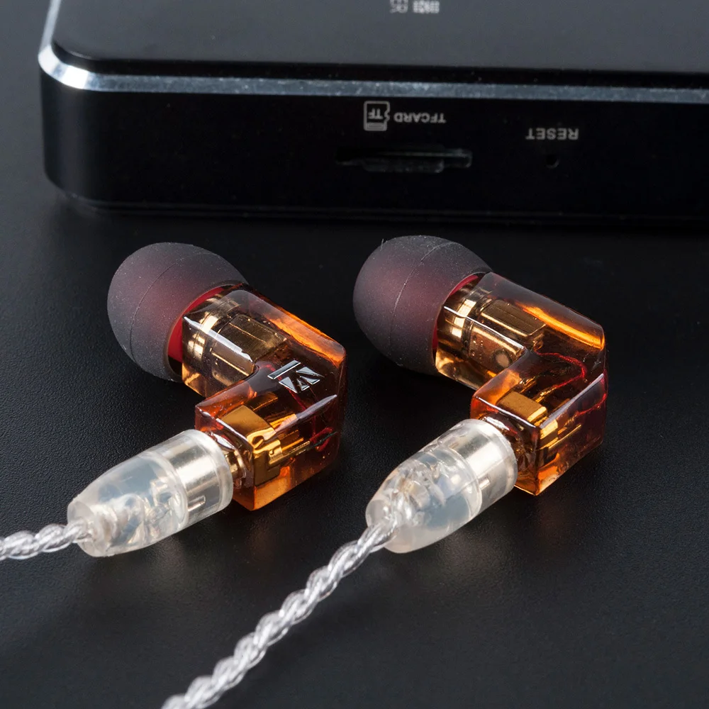 KBEAR F1 в ухо наушник 1 сбалансированный арматурный драйвер высокого класса HIFI бас гарнитура монитор dj наушники