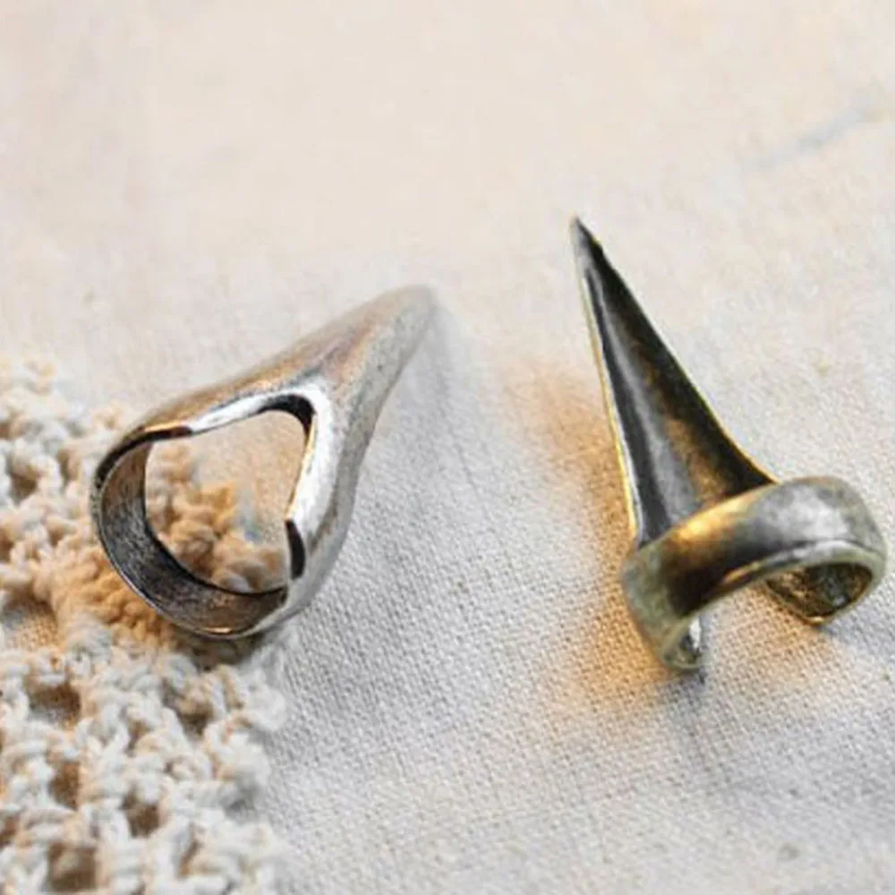 Trendy Punk Claw Rings For Men/Women Retro Cool Gothic Talon Finger Spike Fingertip Nail Ring | Украшения и аксессуары