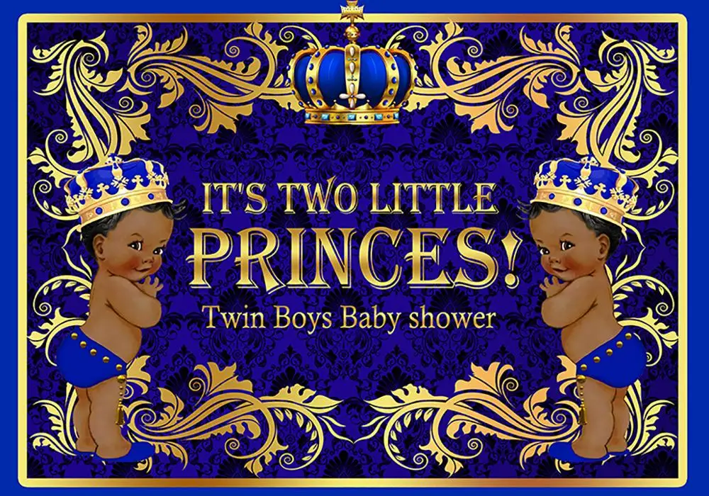 Фотофоны Sensfun Королевский синий золотой узор Маленький принц для мальчиков