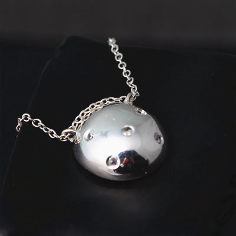 

Новый серебряный кулон, индивидуальный очаровательный темпераментный глянцевый кулон с цирконом, ожерелье, кулон