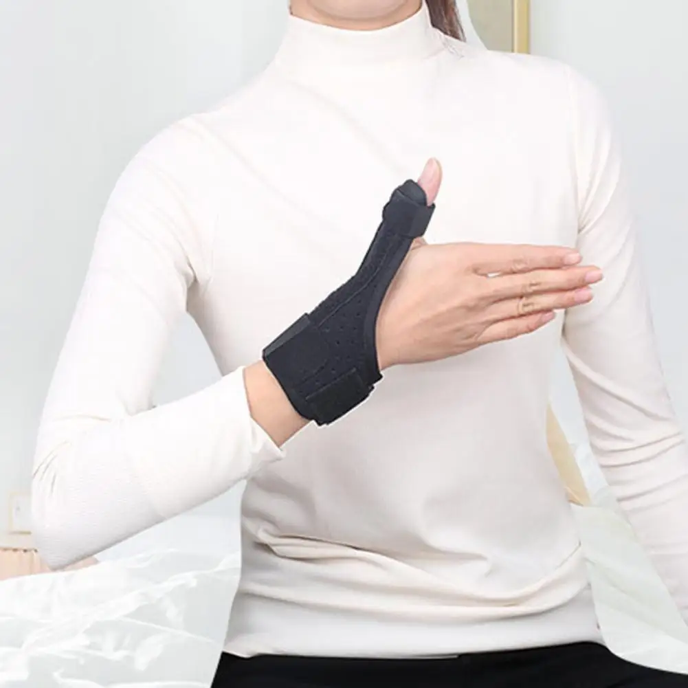 

Practical Wrist Thumb Support Protector Aluminium Finger Fixed Protective Guard Wrist Brace Support Hand Injury Support