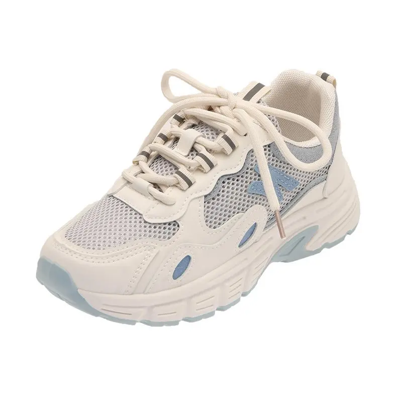 

Shoes Women's Sneakers Summer 2021 Tennis Female Woman-shoes New Trainers Roses Casual Mesh Fashion Rubber Basic Lace-Up Fabric
