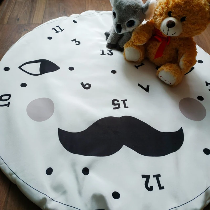 

Baby Play Mat Infant Playmat Round Cotton Crawling Mat Kids Game Rugs Children Room Floor Carpet Decorative Mats Photo Props