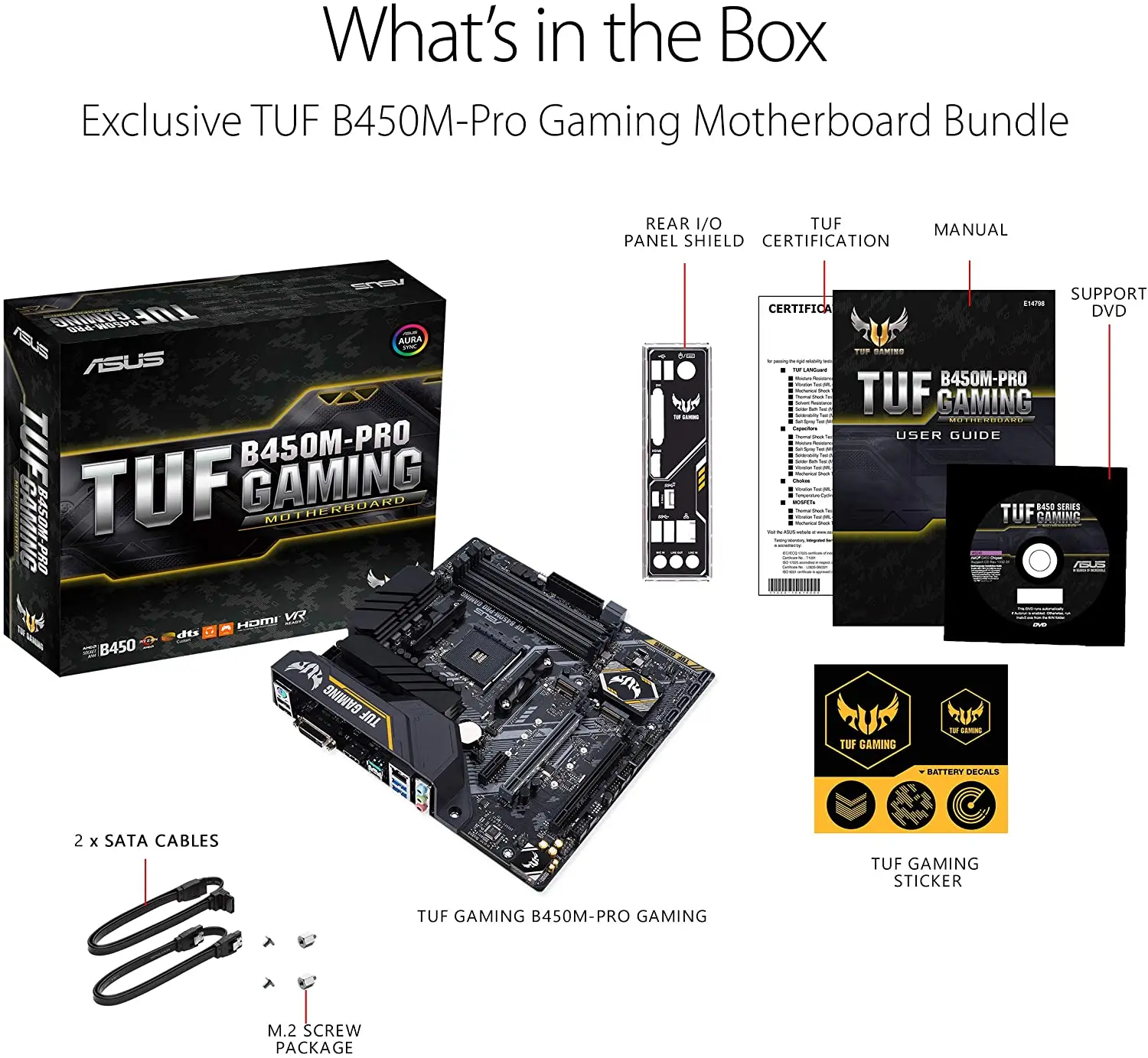

Asus TUF B450M-Pro Gaming&AMD CPU Ryzen 7 2700X&Kingston DDR4 8GB*2 Combination Kit M.2 USB3.0 Socket AM4 M-ATX/5900X/5800/3700