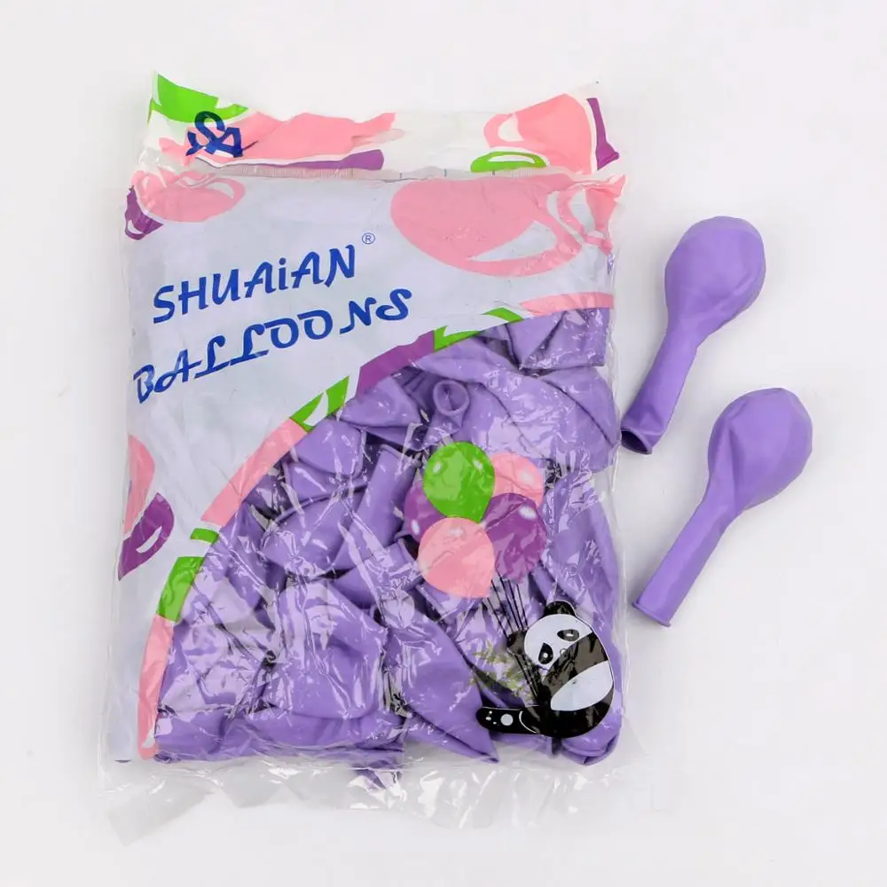 Macaron purple 100 шт. 10 дюймов латексные шары для макарунов, Цвет шарики для свадебного украшения день рождения украшения Дети globos babyshower деко - Цвет: Macaron purple