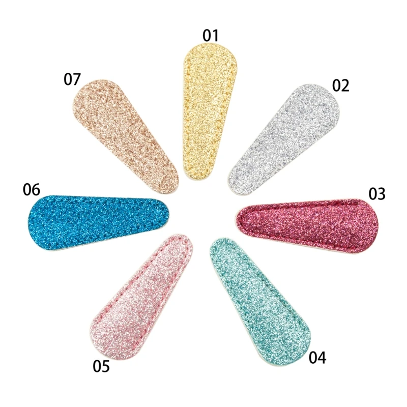 

808B 1/7pcs Embroidery Scissors Sheath Leather Glitter Protective Cover Barber Hairdressing Shears Holster