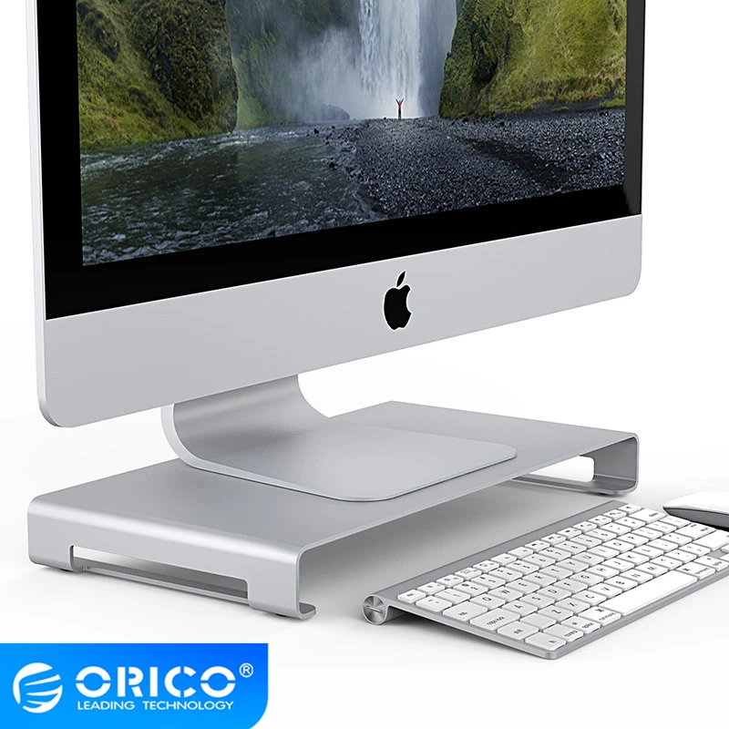 

ORICO all-aluminum desktop computer stand, aluminum alloy integrated molding, non-slip silicone feet 3D curved corners,KCS1
