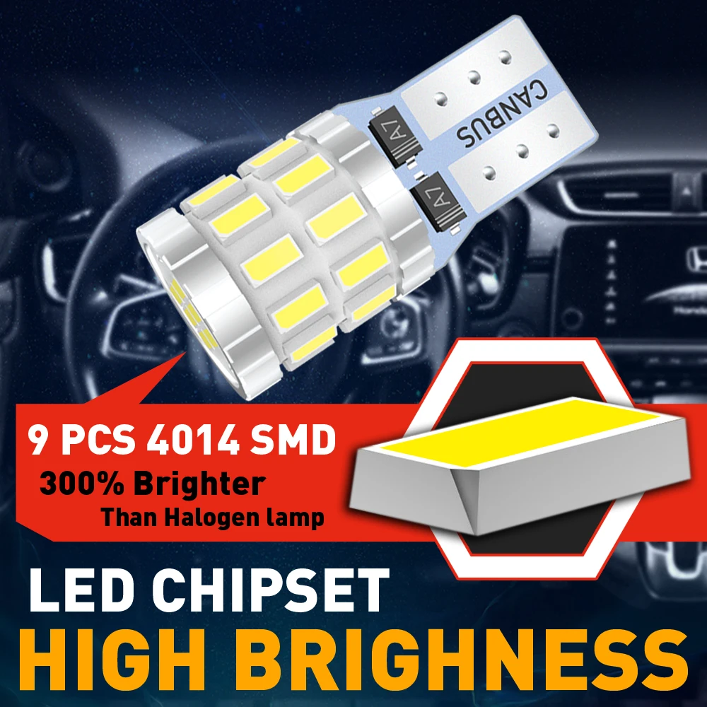 T10 Led 5W5 194 лампочка для салона автомобиля Canbus Error Free W5W bmw e90 e46 e60 f10 f30 e39 e36 f20 x5 e70 e53 e92 m3