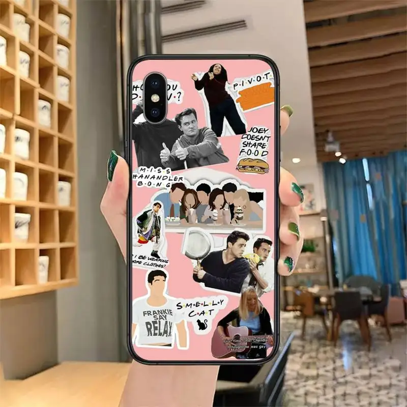 

friends TV show Love purple Phone Case For iphone 12 11 pro Max Mini 7 8 plus X XR XS SAMSUNG S 20 10 9 edge Plus A51 71