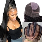 180 плотные прямые парики на полной сетке, 30, 32 дюйма, безклеевые волнистые HD прозрачные парики из человеческих волос на полной сетке, парики с глубокой волной, блонд