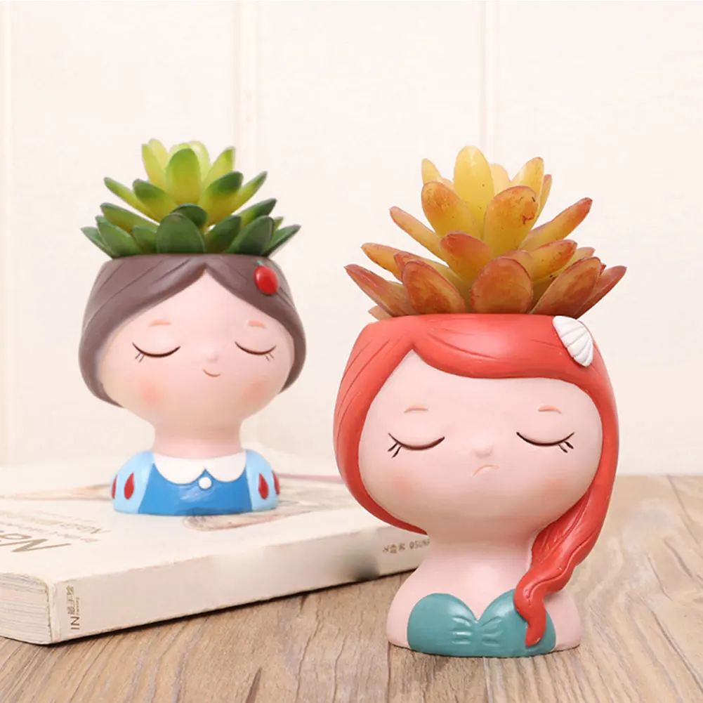 

Succulent Plant Pot Bonsai Flower Pots Small Planter Pots Alice Flower Plant Container With Drainage For Home Office Desk