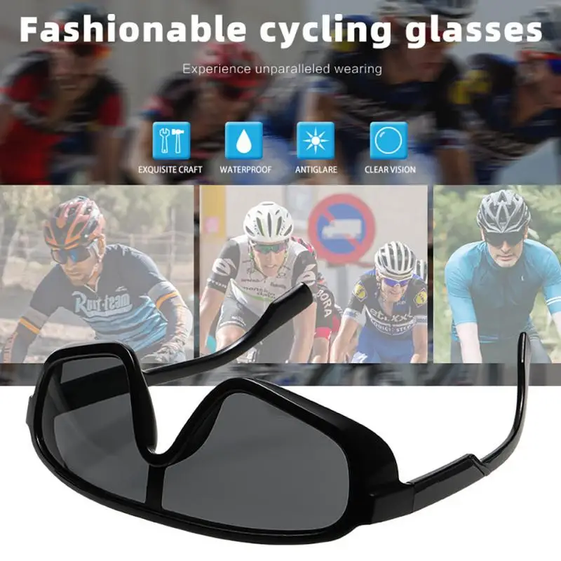 

Солнцезащитные очки без оправы унисекс, модные цельные очки унисекс в большой оправе, подходящие к цвету, для подиума