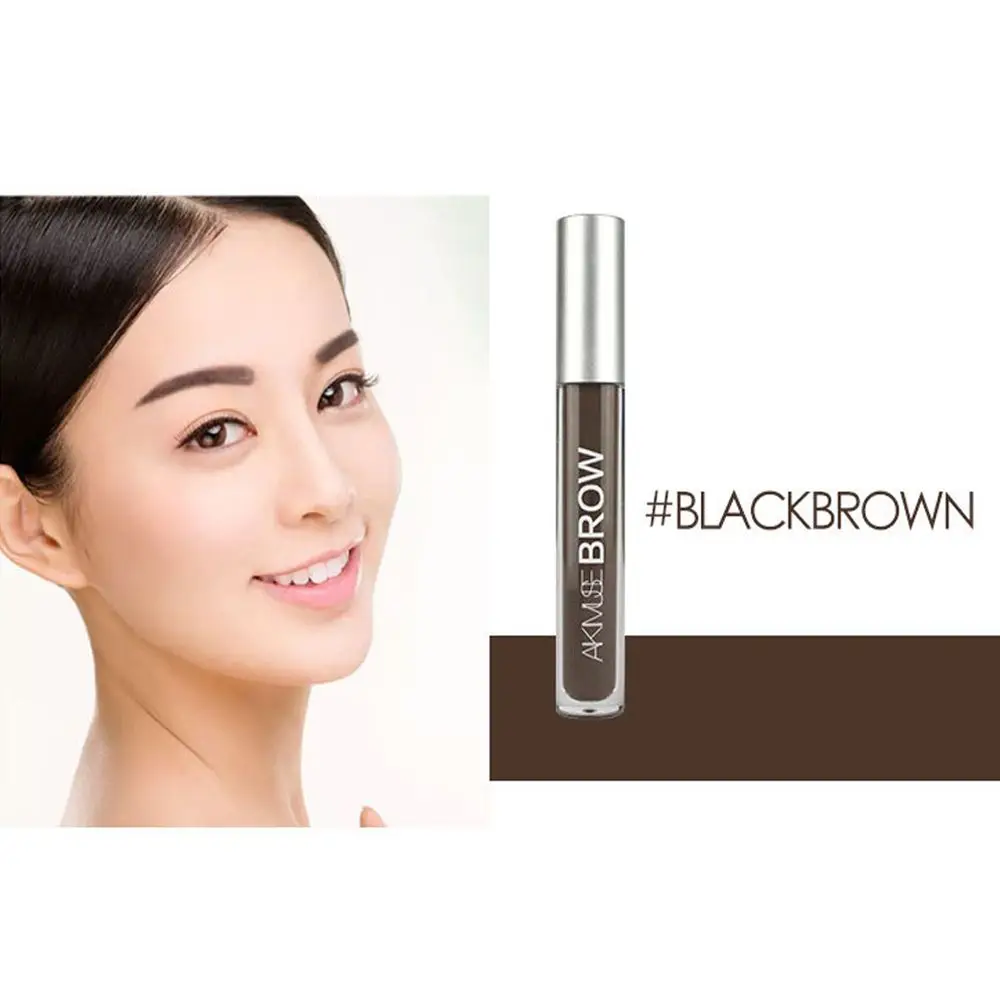 BLACKBROWN Бренд, макияж, гель для бровей, кофейный, черный, коричневый цвет, гель для бровей, водостойкая краска, тени для бровей, набор для бровей - Цвет: BLACKBROWN