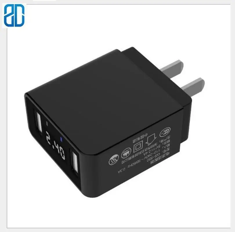 Быстрая зарядка с двумя USB портами и дисплеем|Адаптеры Type-C| |