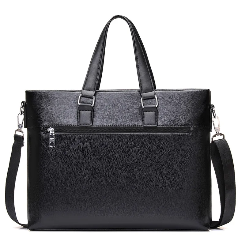 (С кошельком и ремнем) мужской кожаный портфель сумка-тоут для документов мужская