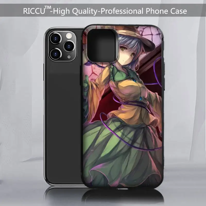 Чехол для телефона с японским Аниме Touhou iphone 11 12 13 Pro 13mini Max X XR XS MAX 7 8 plus 6s 6 2020 se чехлы