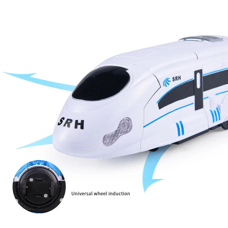 Горячая Распродажа Электрический трансформирующий поезд игрушка робот Детская