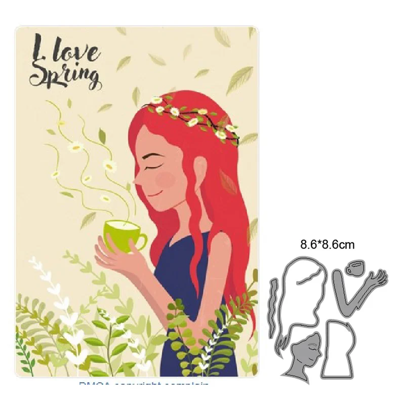 2022 семья фигурок металлические Вырубные штампы форма рамка украшение