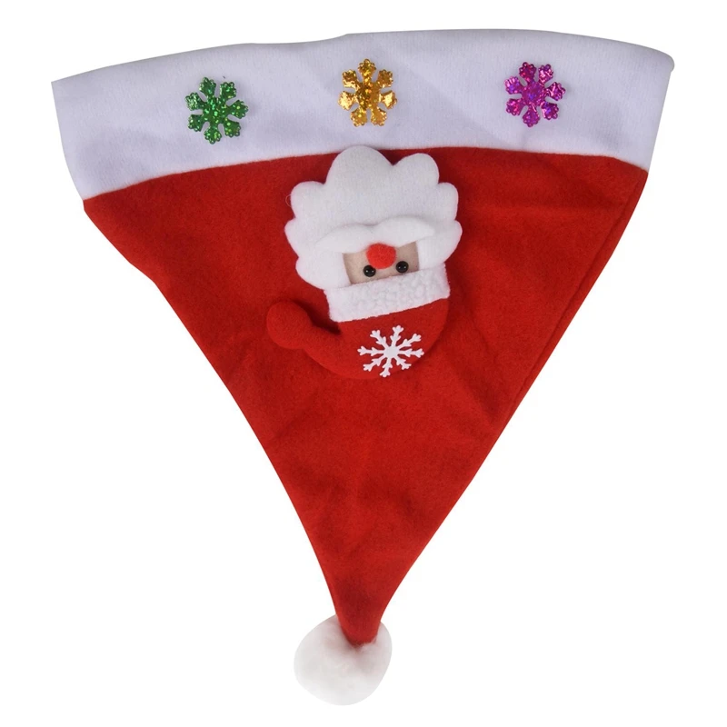 2x рисунок лося/Санта-Клаус со светодиодными лампами детская шапка