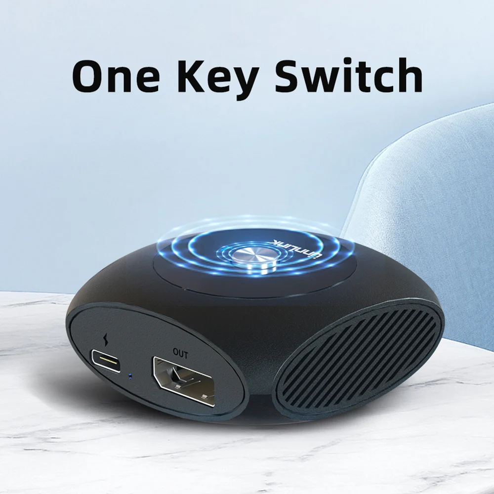 Unnlink 8K60Hz DP переключатель 4K144Hz Displayport 1 4 разделитель 2X1/1X2 двунаправленный конвертер