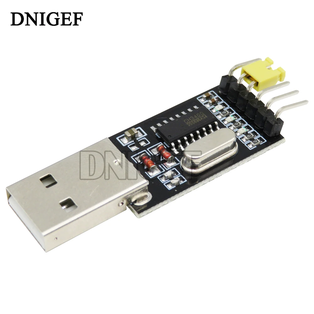 Последовательный UART модуль DNIGEF USB в TTL CH340G CH340 микроконтроллер для скачивания